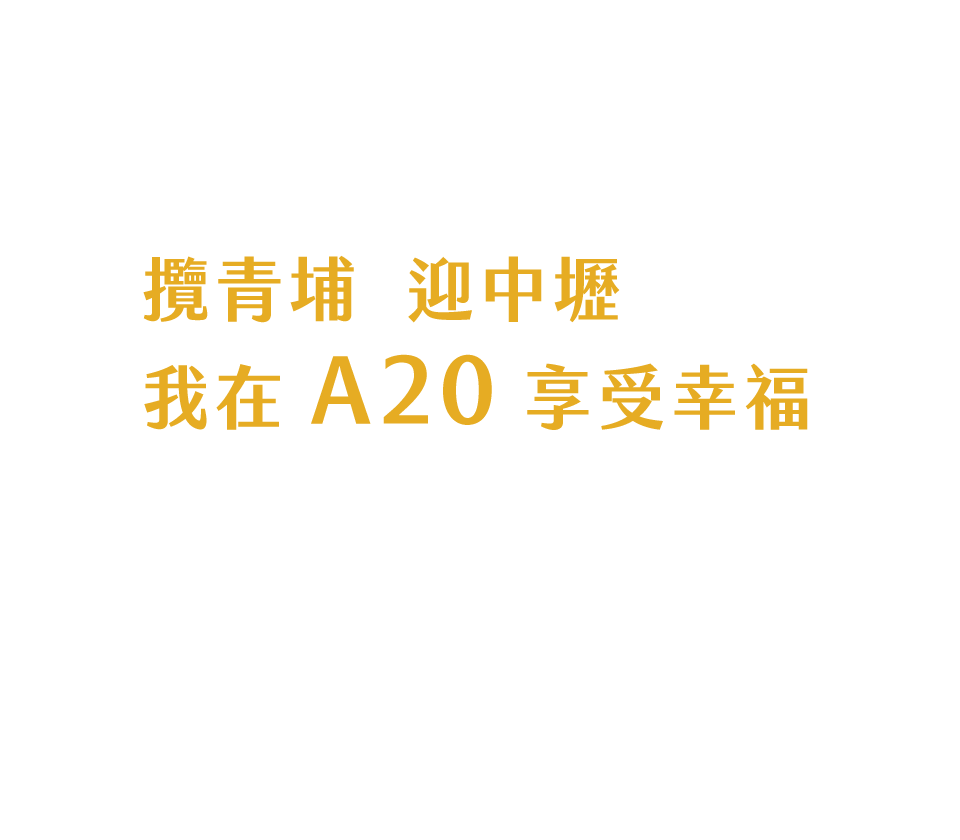 攬青埔  迎中壢 我在 A20 享受幸福